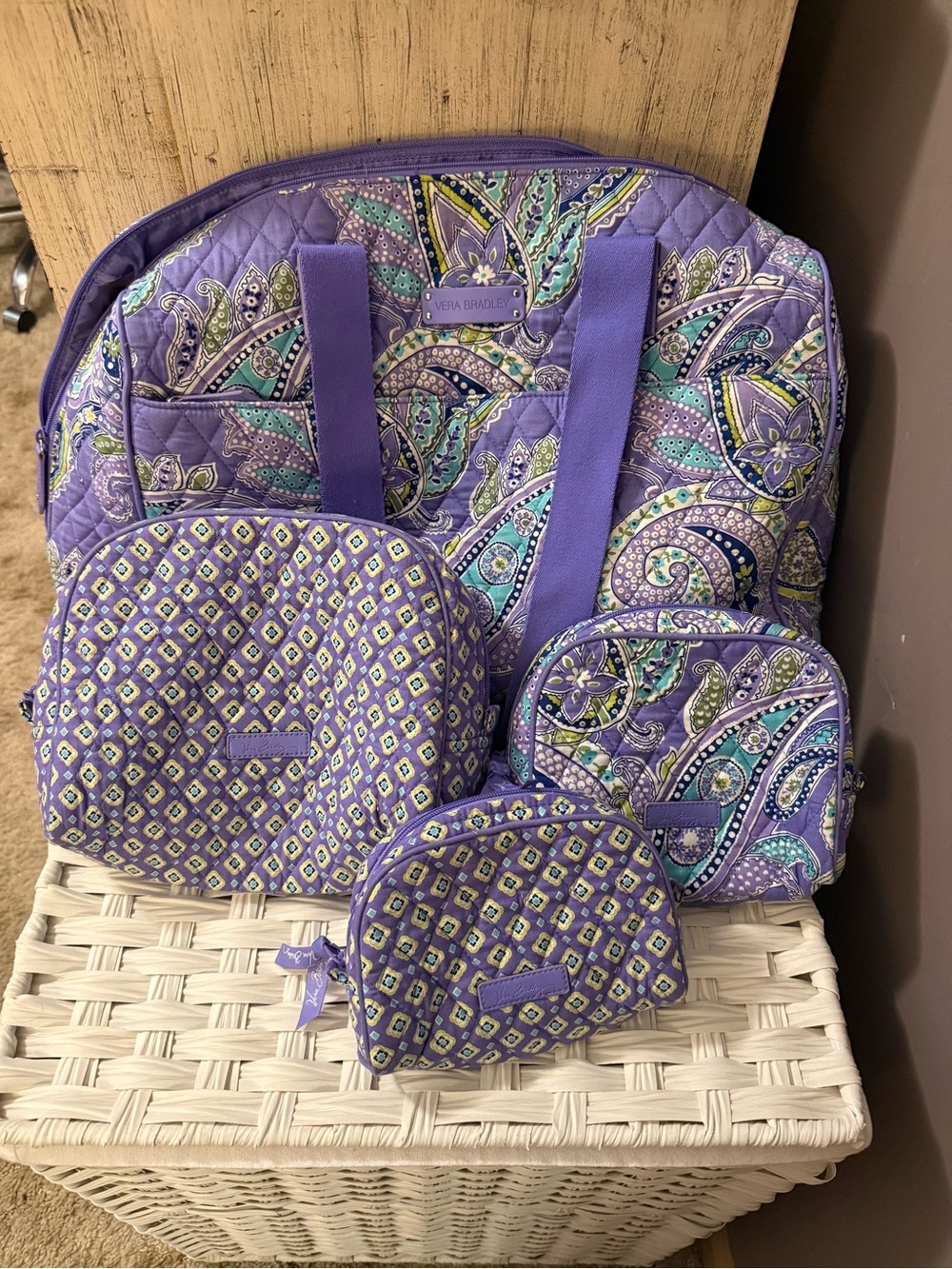 Vera Bradley Overnight Bag Set